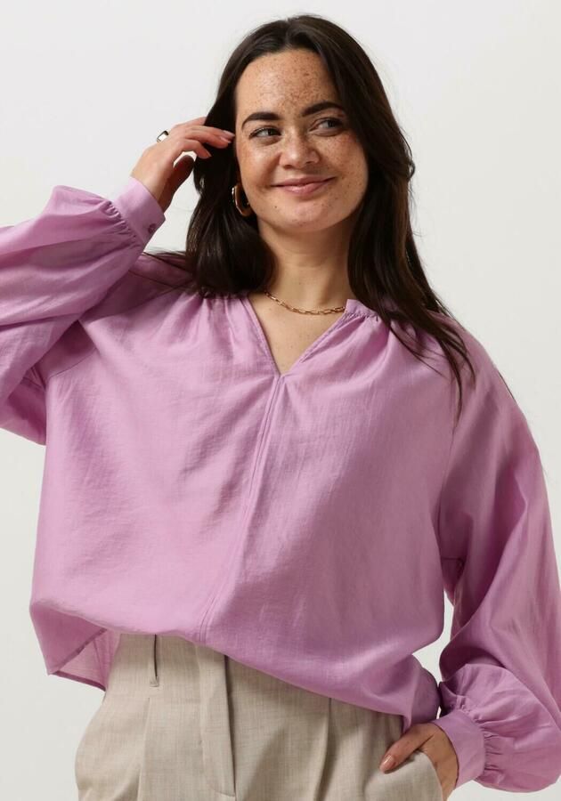 Moss copenhagen Paarse Romina Top Elegante Vrouwelijke Blouse Purple Dames - Foto 4