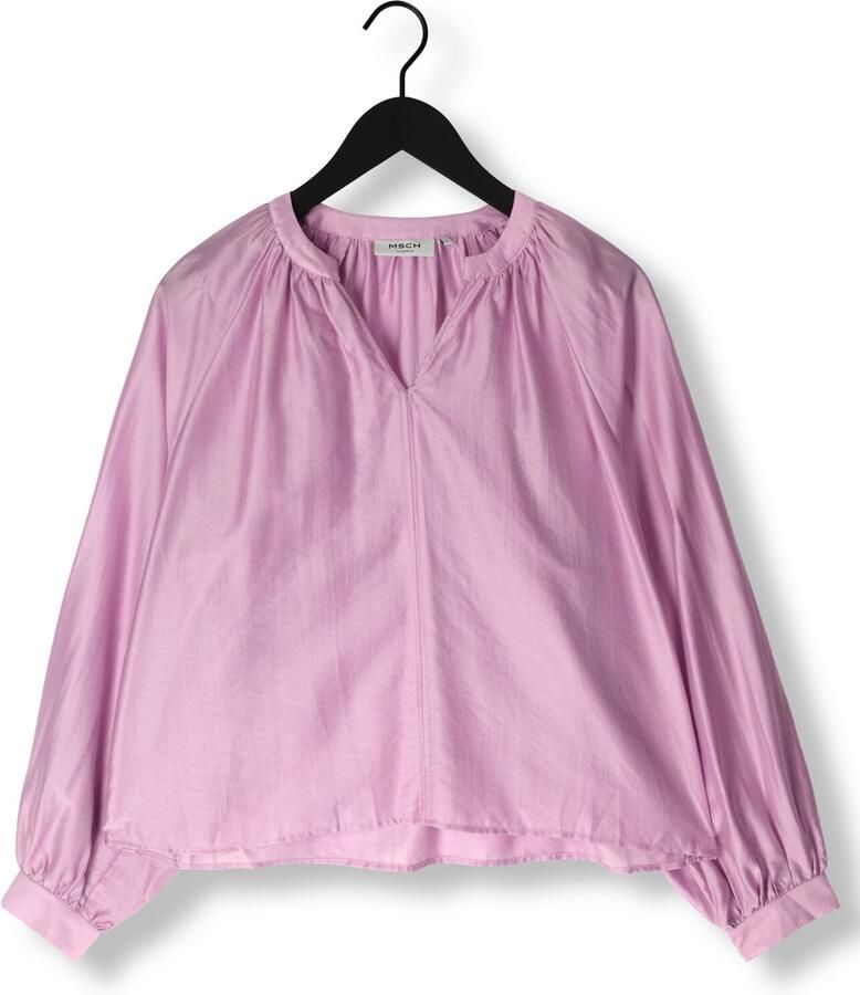 Moss copenhagen Paarse Romina Top Elegante Vrouwelijke Blouse Purple Dames