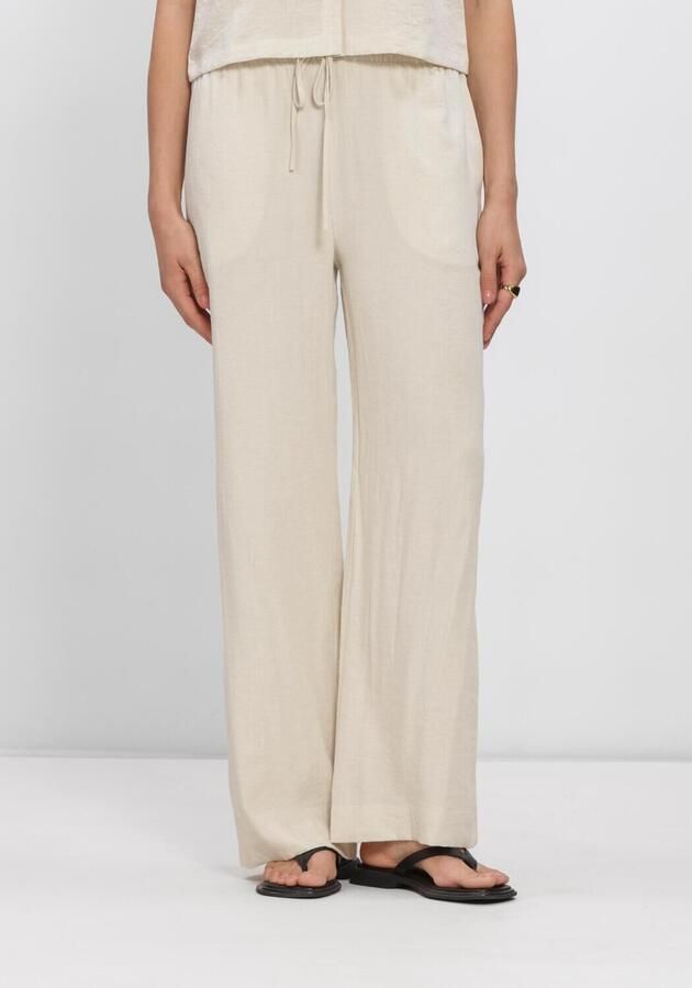 MSCH Copenhagen straight fit broek van viscosemix model 'Daria'