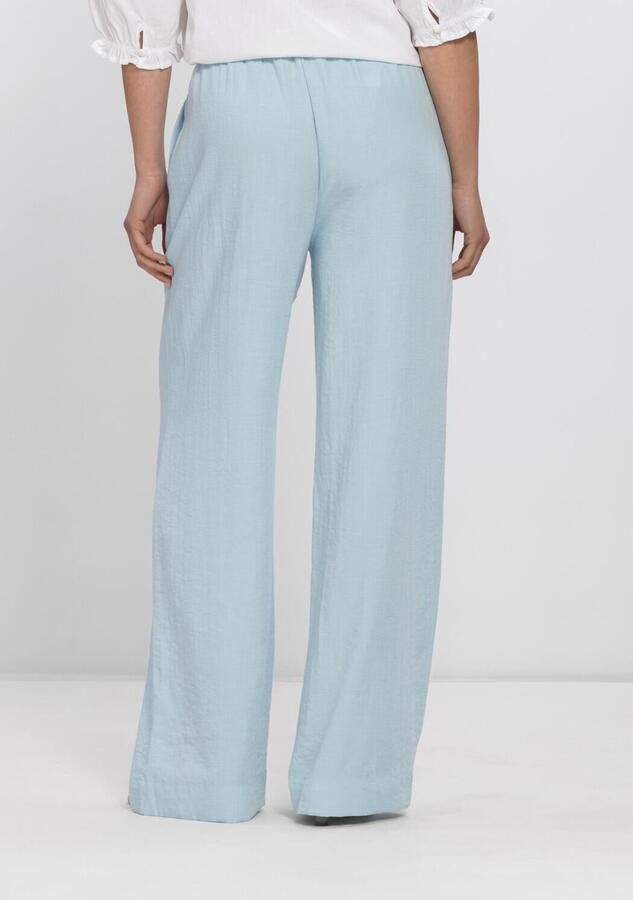 MSCH Copenhagen straight fit broek van viscosemix model 'Daria' - Foto 2