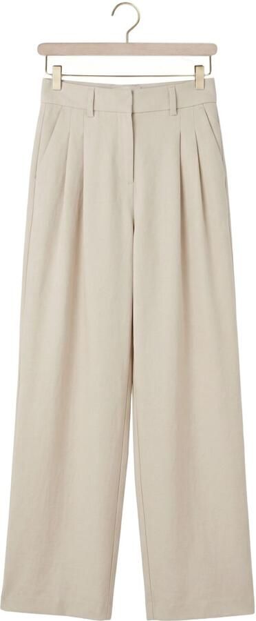 MSCH Copenhagen Wide leg broek met biezen model 'Esteriane' - Foto 4