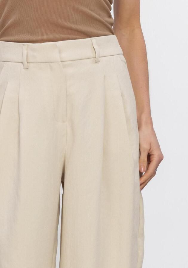 MSCH Copenhagen Wide leg broek met biezen model 'Esteriane' - Foto 3