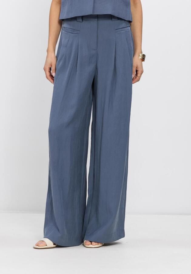 MSCH Copenhagen High waist broek van viscosemix model 'Frode'