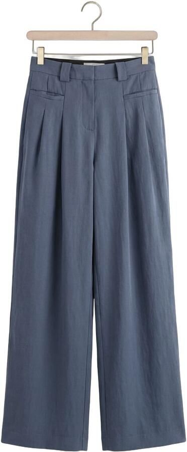 MSCH Copenhagen High waist broek van viscosemix model 'Frode' - Foto 4