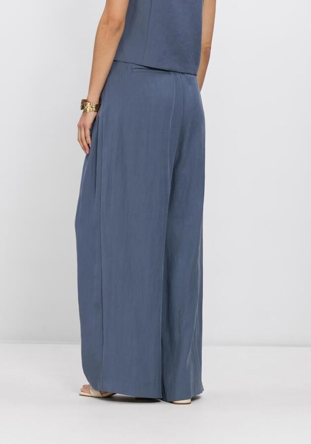 MSCH Copenhagen High waist broek van viscosemix model 'Frode' - Foto 2