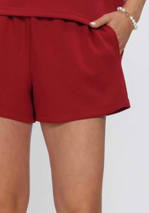 MSCH COPENHAGEN Dames Broeken Mschharissa Ima Q Sweat Shorts Rood - Foto 4