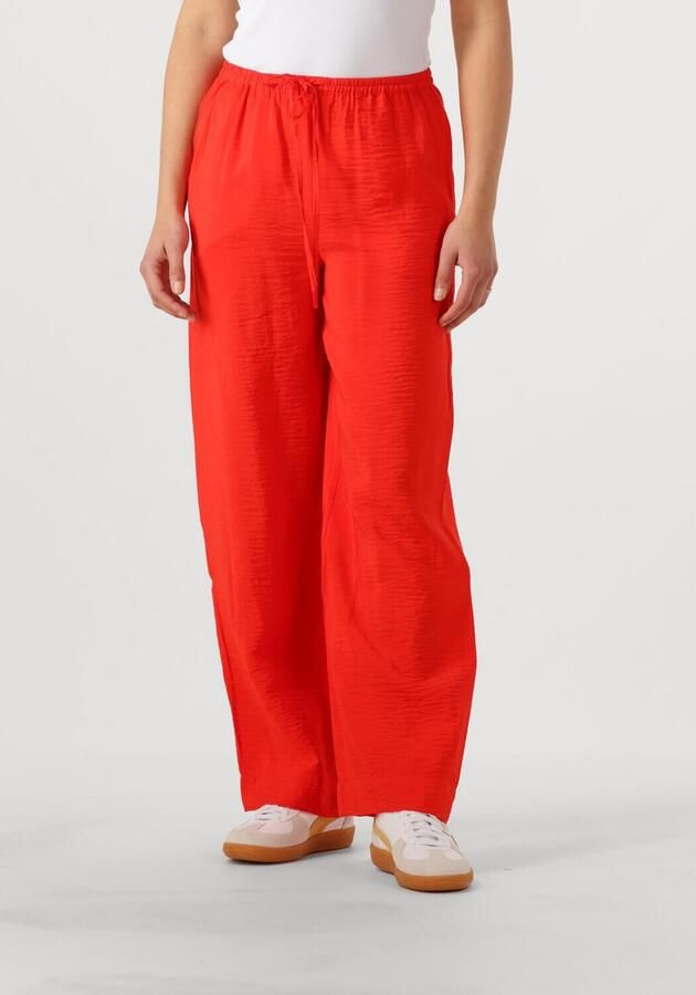 MSCH Copenhagen Straight leg stoffen broek in kreuklook model 'Henra Ladonna' - Foto 4