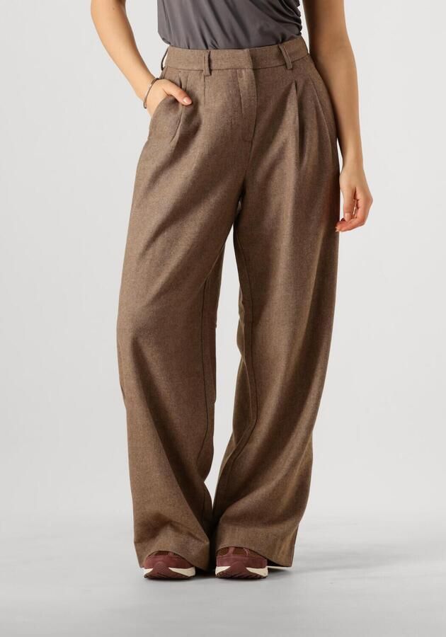 MSCH Copenhagen Wide leg stoffen broek met bandplooien model 'Jennabella' - Foto 4