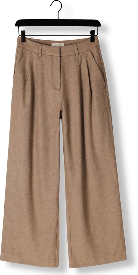 MSCH Copenhagen Wide leg stoffen broek met bandplooien model 'Jennabella' - Foto 3