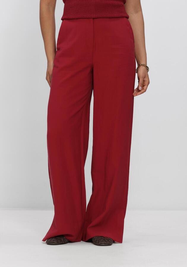 MSCH COPENHAGEN Dames Broeken Mschkeeley Edelmira Hw Pants Rood