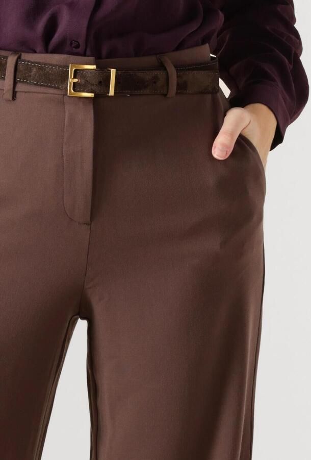 MSCH COPENHAGEN Dames Broeken Mschmacy Michelle Hw Wide Pants Long Bruin - Foto 2