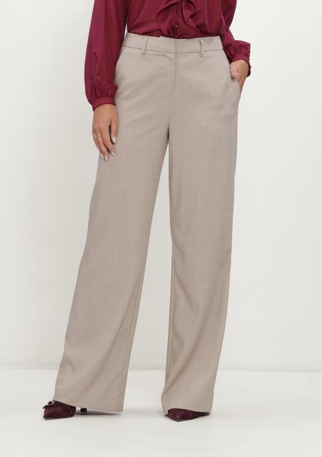 MSCH COPENHAGEN Dames Broeken Mschmarceli Hw Pants Long Beige