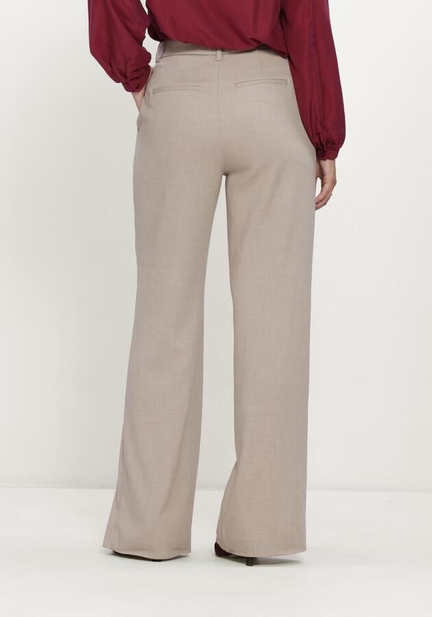 MSCH COPENHAGEN Dames Broeken Mschmarceli Hw Pants Long Beige - Foto 2