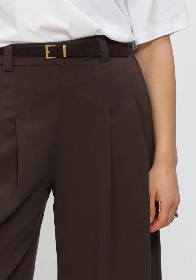 MSCH COPENHAGEN Dames Broeken Mschmaryla Henrika Hw Culotte Pants Bruin - Foto 3