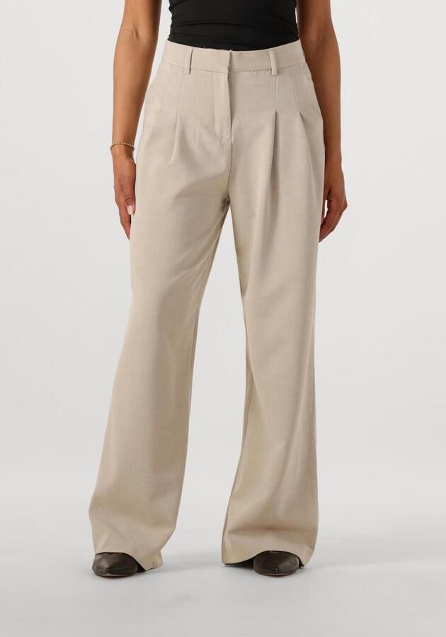 MSCH COPENHAGEN Dames Broeken Mschmirabelle Michelle Hw Pleat Pants Beige - Foto 4