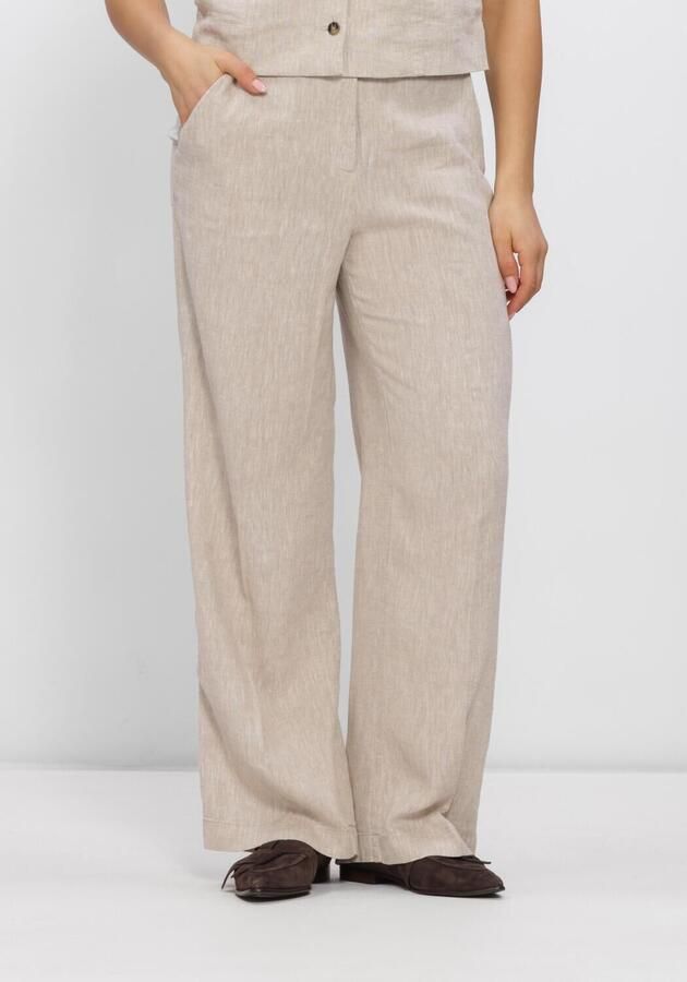 MSCH Copenhagen Linnen broek met steekzakken model 'Pennie Ginia'