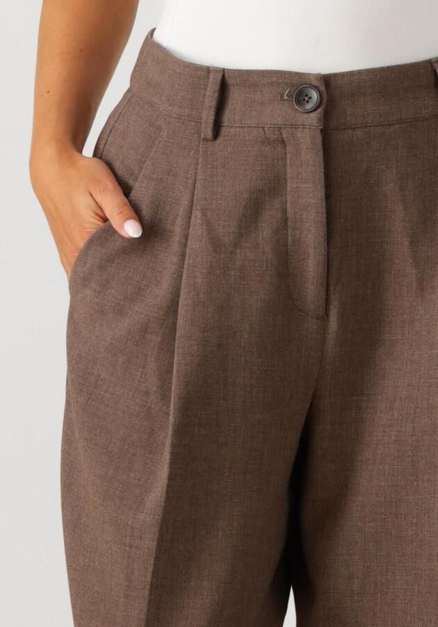 MSCH Copenhagen High waist stoffen broek met wijde pijpen model 'Rosina Michelle' - Foto 2