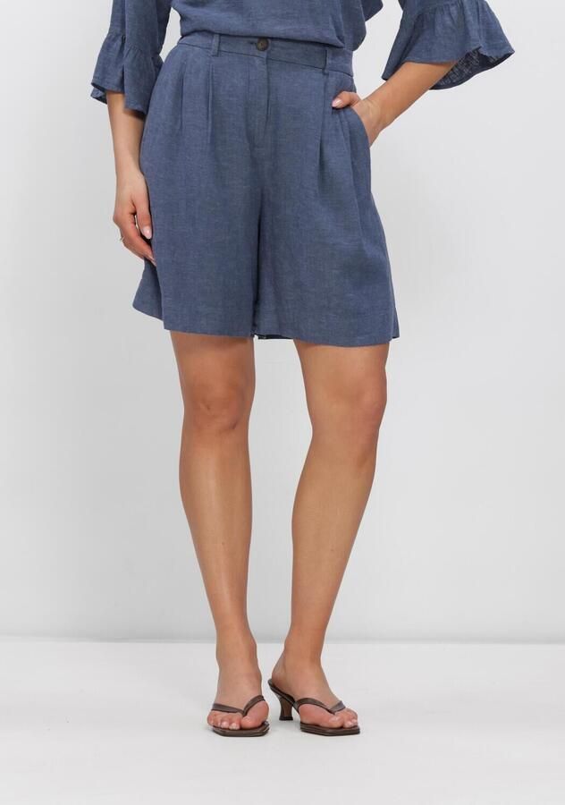 MSCH COPENHAGEN Dames Broeken Mschviana Ginia Hw Shorts Blauw