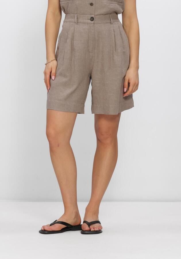 MSCH COPENHAGEN Dames Broeken Mschviana Ginia Hw Shorts Zand