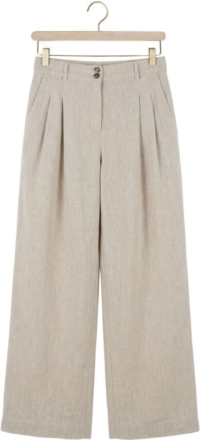 MSCH COPENHAGEN Dames Broeken Mschviana Ginia Pleat Pants Zand - Foto 4