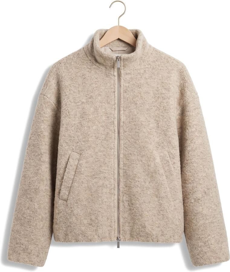 MSCH COPENHAGEN Dames Jassen Mschannike Wool Jacket Beige - Foto 2