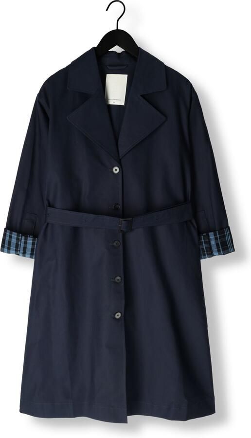 Moss copenhagen Blauwe Trenchcoat Jas Josefine Stijl Blue Dames - Foto 3