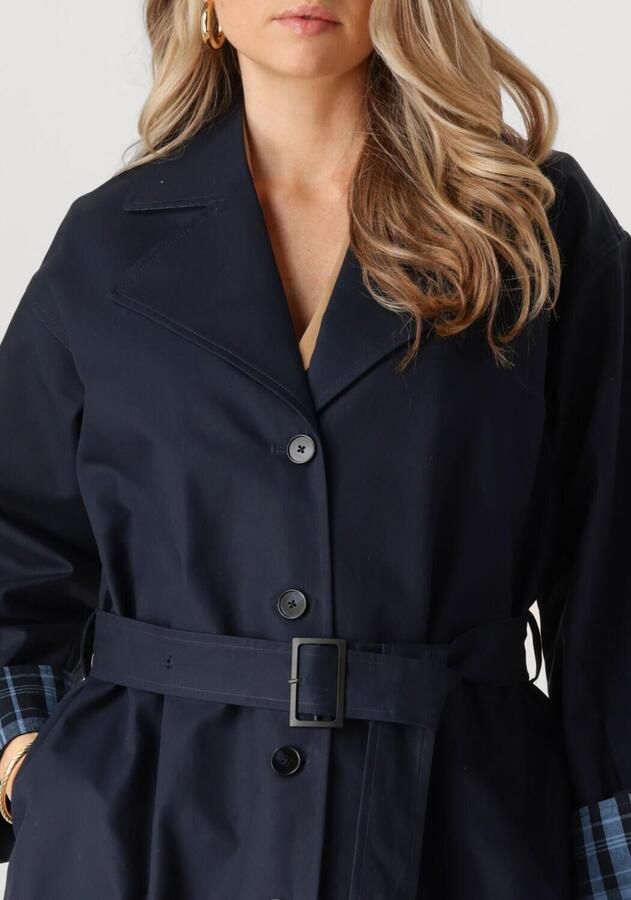 Moss copenhagen Blauwe Trenchcoat Jas Josefine Stijl Blue Dames - Foto 1