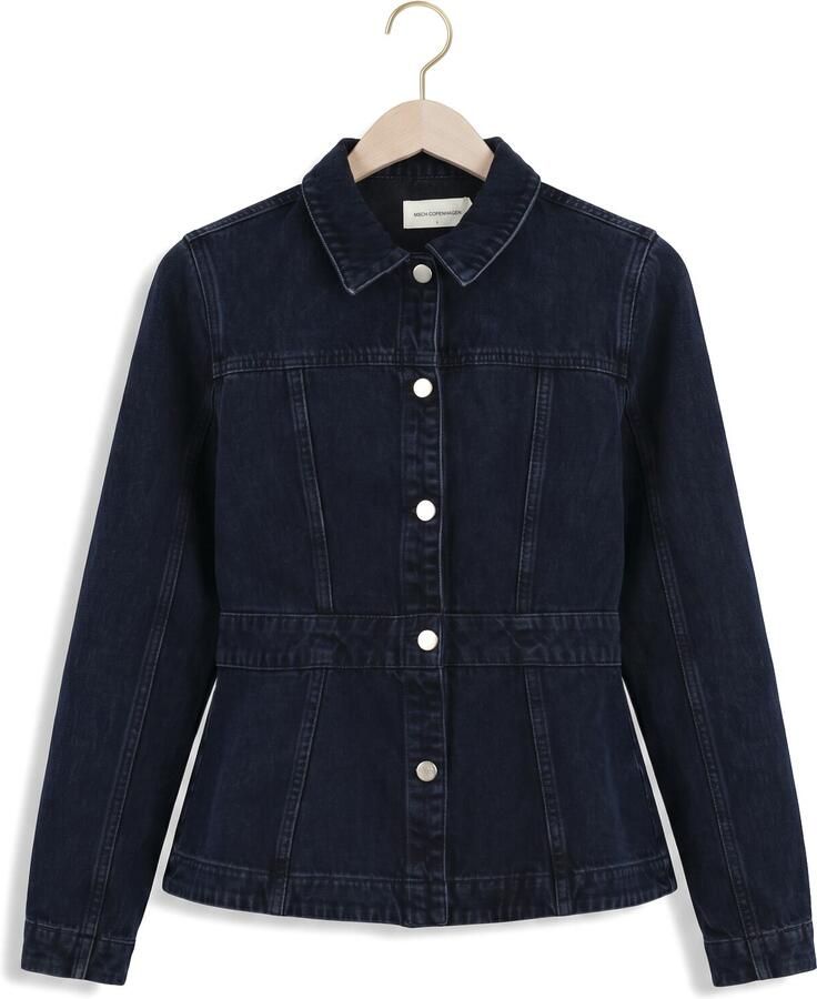 MSCH COPENHAGEN Dames Jassen Mschevi Denim Jacket Donkerblauw - Foto 2