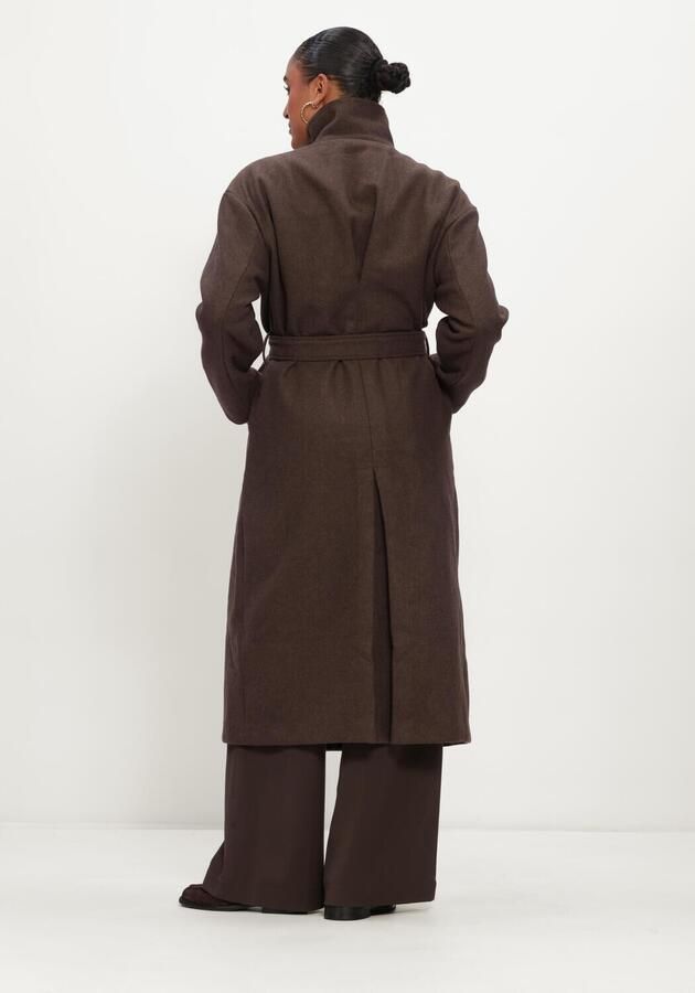 MSCH COPENHAGEN Dames Jassen Mschkeola Secilia Wool Coat Bruin - Foto 3