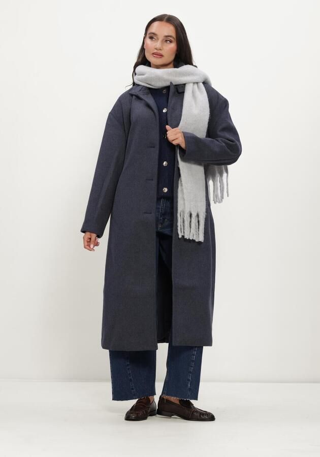 MSCH COPENHAGEN Dames Jassen Mschkeola Secilia Wool Coat Donkerblauw