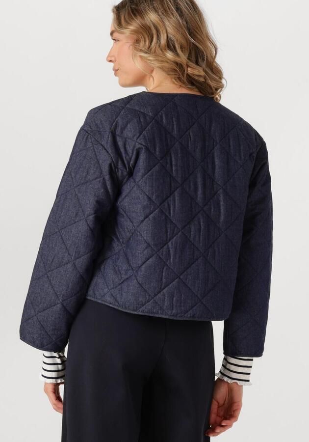Moss copenhagen Blauwe Denim Gewatteerde Lysandra Jas Blue Dames - Foto 2