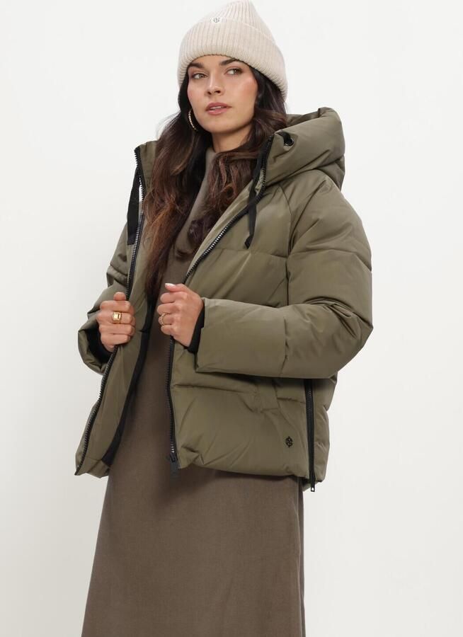 MSCH COPENHAGEN Dames Jassen Mschpavinaria Short Jacket Khaki