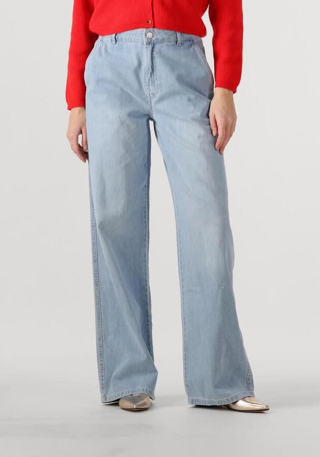 MSCH COPENHAGEN Dames Jeans Mschingrid Lis Hw Wide Jeans Lichtblauw - Foto 4