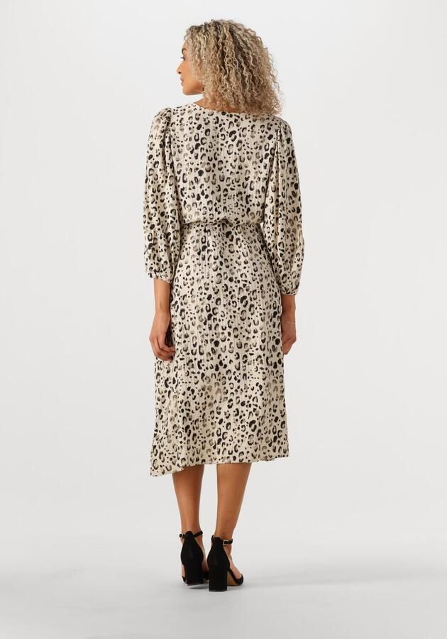MSCH COPENHAGEN Dames Jurken Mschalyona Vlora 3 4 Dress Aop Beige