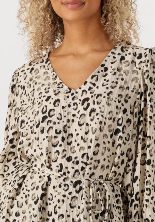 MSCH COPENHAGEN Dames Jurken Mschalyona Vlora 3 4 Dress Aop Beige - Foto 2