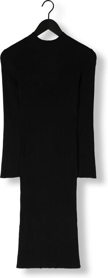 Moss copenhagen Zwarte Midi Jurk voor Stijlvolle Vrouwen Black Dames - Foto 3