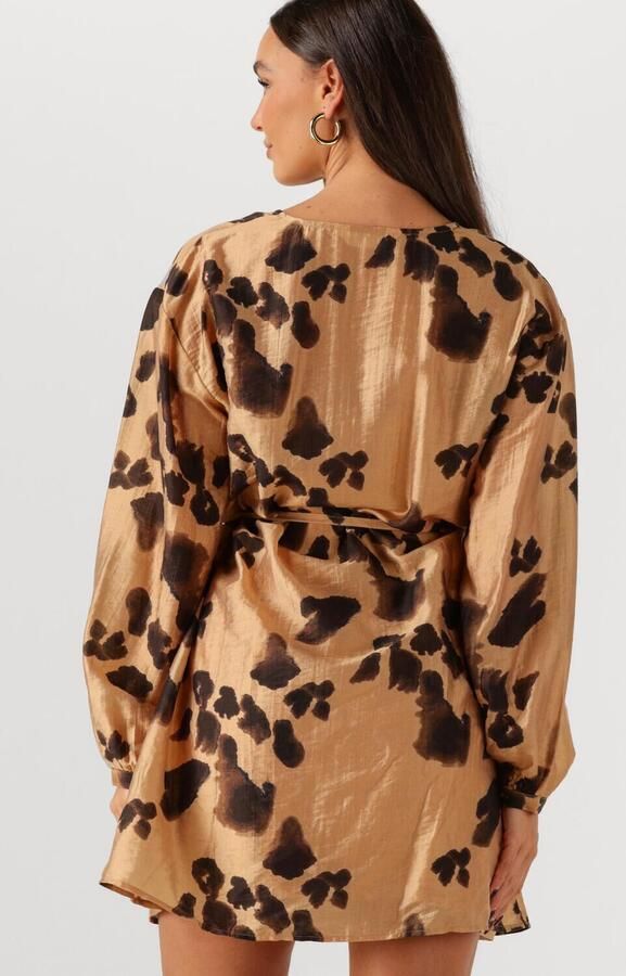 MSCH COPENHAGEN Dames Jurken Mschnilla Romina Short Dress Aop Camel - Foto 2