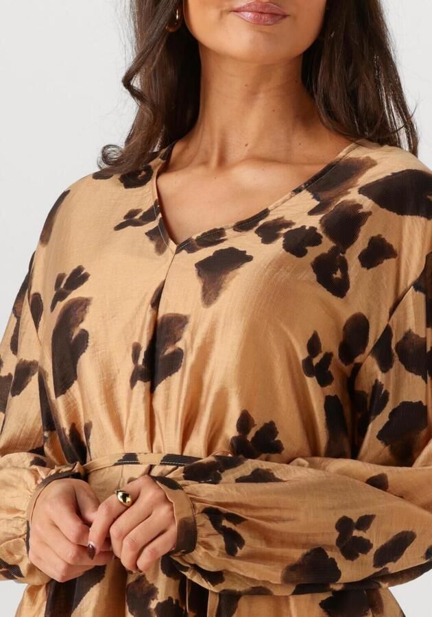 MSCH COPENHAGEN Dames Jurken Mschnilla Romina Short Dress Aop Camel