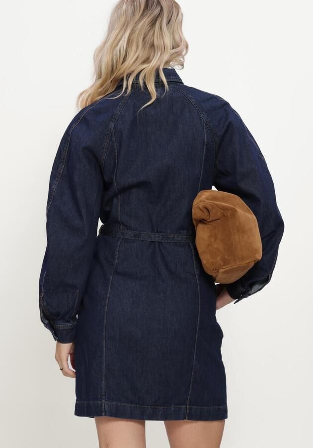 MSCH COPENHAGEN Dames Jurken Mschsana Lis Denim Shirt Dress Donkerblauw - Foto 3