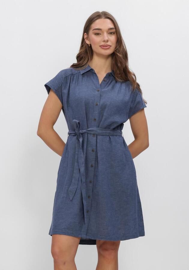 MSCH COPENHAGEN Dames Jurken Mschviana Ginia Ss Shirt Dress Blauw