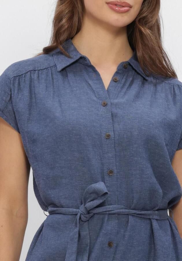 MSCH COPENHAGEN Dames Jurken Mschviana Ginia Ss Shirt Dress Blauw - Foto 3