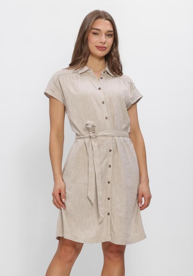 MSCH COPENHAGEN Dames Jurken Mschviana Ginia Ss Shirt Dress Zand