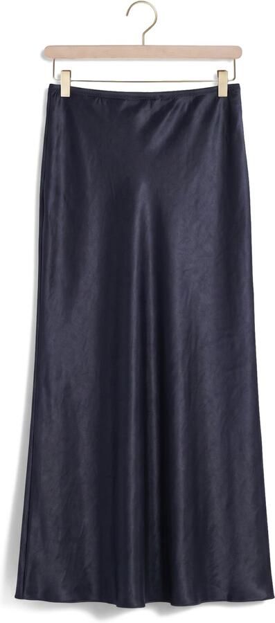 MSCH COPENHAGEN Dames Rokken Mschnicolette Ullas Skirt Donkerblauw - Foto 4