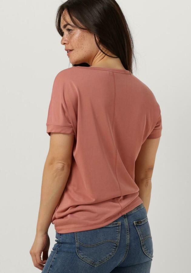 Moss copenhagen Dames Tops & T-shirts Fenya Modal Tee Pink Dames - Foto 2