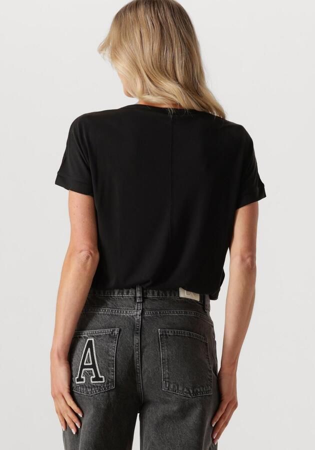 MSCH COPENHAGEN Dames Tops & T-shirts Fenya Modal Tee Zwart - Foto 3