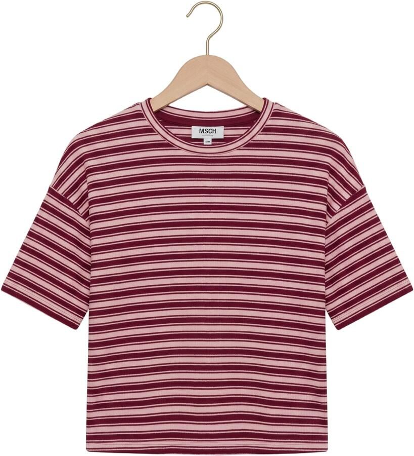 MSCH Copenhagen Oversized T-shirt met structuurpatroon model 'Cessalia' - Foto 2