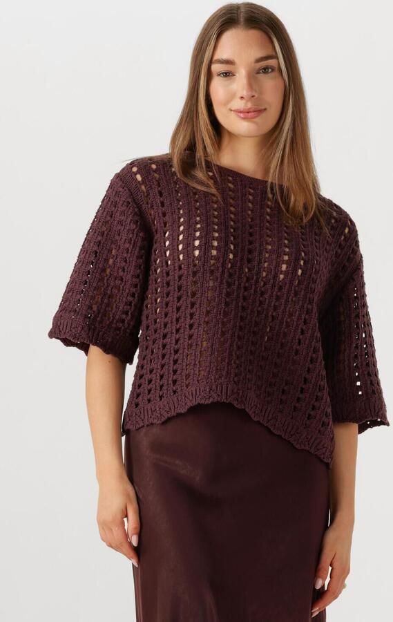 MSCH COPENHAGEN Dames Tops & T-shirts Mschfairyn 2 4 Pullover Bordeaux - Foto 4