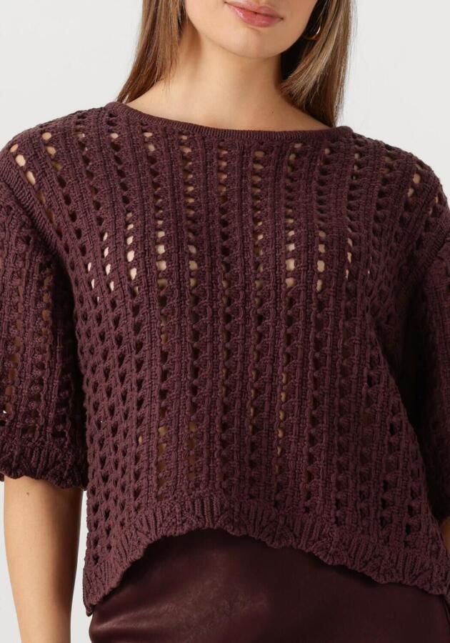 MSCH COPENHAGEN Dames Tops & T-shirts Mschfairyn 2 4 Pullover Bordeaux - Foto 3