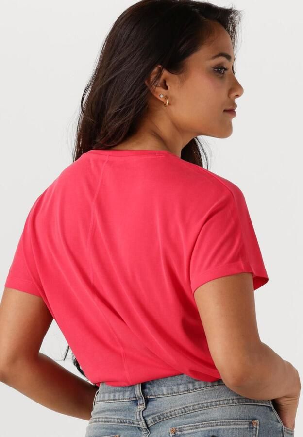 MSCH COPENHAGEN Dames Tops & T-shirts Mschfenya Modal V Neck Tee Koraal - Foto 2