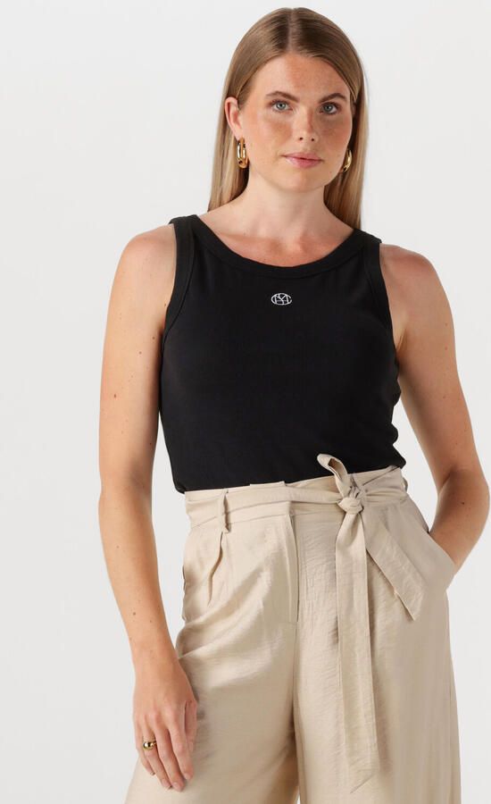 MSCH COPENHAGEN Dames Tops & T-shirts Mschgubbe Rasmia Icon Sl Top Zwart - Foto 4